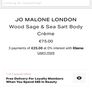 Brand New: jo malone body cream Image 2
