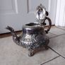 Antique Silver Plated Teapot Image 2