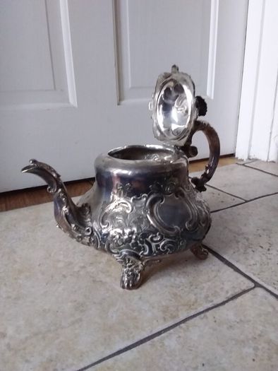 Antique Silver Plated Teapot