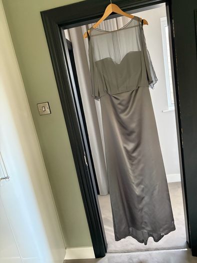 Long Grey Occasion Dress - 14L