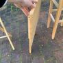 2 foldable wooden tables Image 2