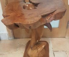 Wood Carved Table