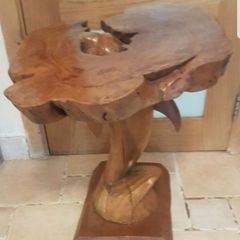 Wood Carved Table