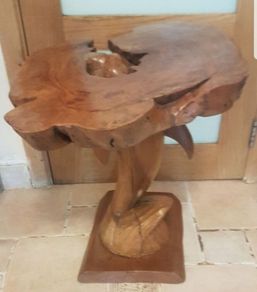 Wood Carved Table
