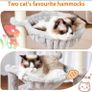 Cat Tree, 100cm Tower with All-Sisal Wrapped Scratching Post Image 3