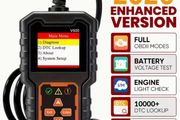 Car Code Reader, Multi-Language, Real-Time Data Stream, Voltage Detection,