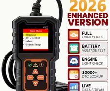 Car Code Reader, Multi-Language, Real-Time Data Stream, Voltage Detection,