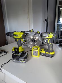 Ryobi Power Tools (Drill, Saw, Impact driver)