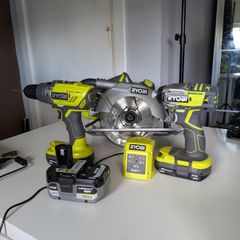 Ryobi Power Tools (Drill, Saw, Impact driver)