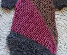 Black Knitted Dress. Size 10