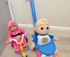 Baby doll push car bundle