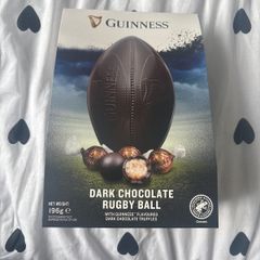 guinness dark chocolate rugby ball Easter egg