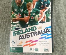 Ireland v Australia rugby programme 15/11/2025