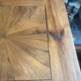 Large heavy French solid oak vintage table Image 10