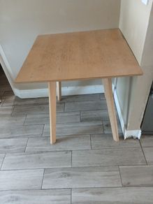 small table and chairs