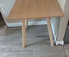 small table and chairs