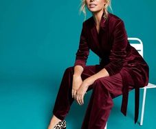 V by Very velvet toe blazer