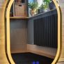 LED Bathroom Mirror 60x90cm Gold Frame Antifog Image 4