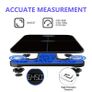 Digital Bathroom Scales Weighing Scale, High Precision Sensors Bluetooth Health Analyzer with Smart App, Body Weight Scale Image 2