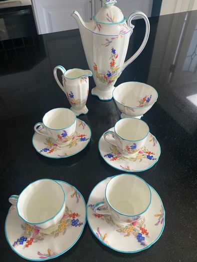 Royal Doulton  coffee set 1938 Art Deco