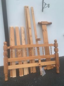 double pine bed