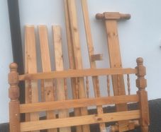 double pine bed