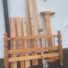 double pine bed