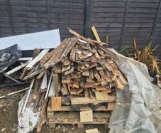 fire wood and shed