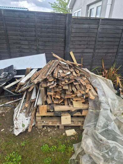 fire wood and shed