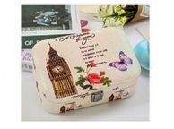 main image for ad Jewellery Box Display Showcase Tidy Cosmetic Case with Mirror Storage Organizer #2