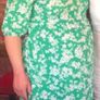 Green size 10 maternity dress Image 7