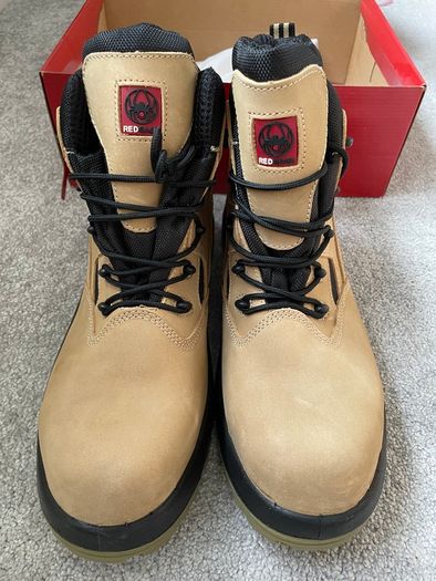 Red Back | Hardwearing Footwear | Safety Shoes| Tornado | Honey | Size 11 (46) | Brand New
