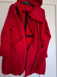 Mobius maternity and baby wearing softshell jacket