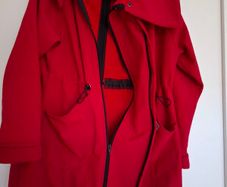 Mobius maternity and baby wearing softshell jacket