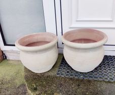 Large sandstone garden planters x4 . 35 00 each