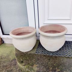 Large sandstone garden planters x4 . 35 00 each