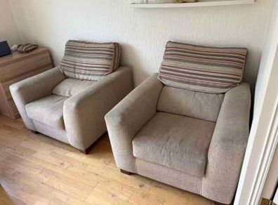 Patterned Fabric Armchair