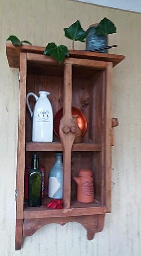 Country style floating display shelf