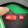 Grey & Green Puma Tracksuit top Image 4