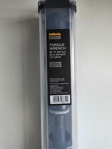 Halfords Advanced Model 300 Torque Wrench Half Inch Drive With Protective Case Cork Collection
