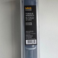 Halfords Advanced Model 300 Torque Wrench Half Inch Drive With Protective Case Cork Collection