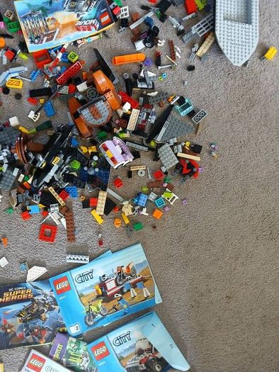 lego mix of retired pieces