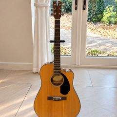 Fender CD-60SCE Acoustic Electric Guitar (Natural)