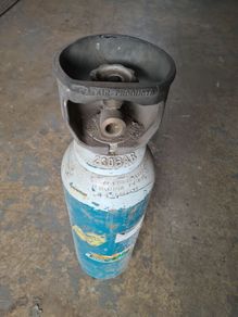 Mig welding gas bottle