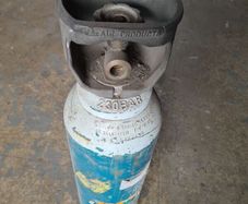 Mig welding gas bottle