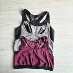 3x Organic Cotton Sports  Bra, Size XL, Danish Endurance
