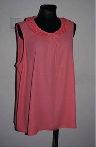 BNWT George salmon embroidered collar blouse size UK18 EU46 Postage included