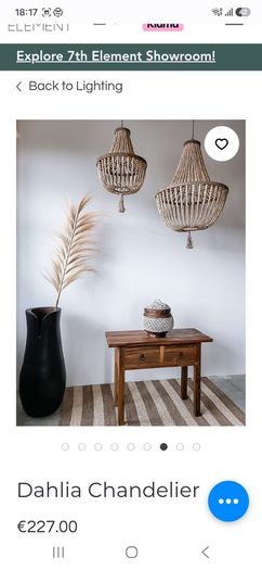 Beaded Chandlier Ceiling Light