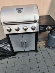 BBQ and full gas bottle