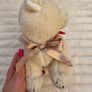 Pia Pia Club by Heinrich Bauer Germany white Bear Plush approx. 19 cm. Used Please see photos Image 9